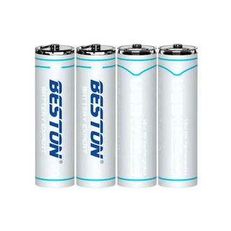 Beston 4PCS 1.5V AA Lithium Rechargeable Battery 2200mAh Type-C Port(original)