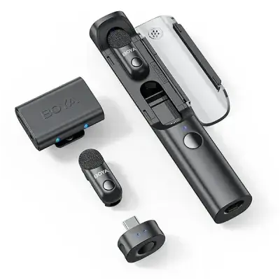 BOYA Magic-03 AI Wireless Microphone: 4-in-1 Transformable Mic with -40dB Noise Cancellation