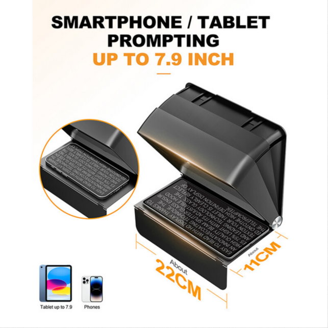 LENSGO TC7 II Teleprompter for Smartphone Camera Professional Photography Parts