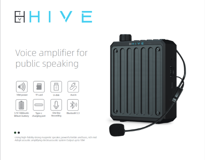 Hive Voice Amplifier for Public Speaking (M300)