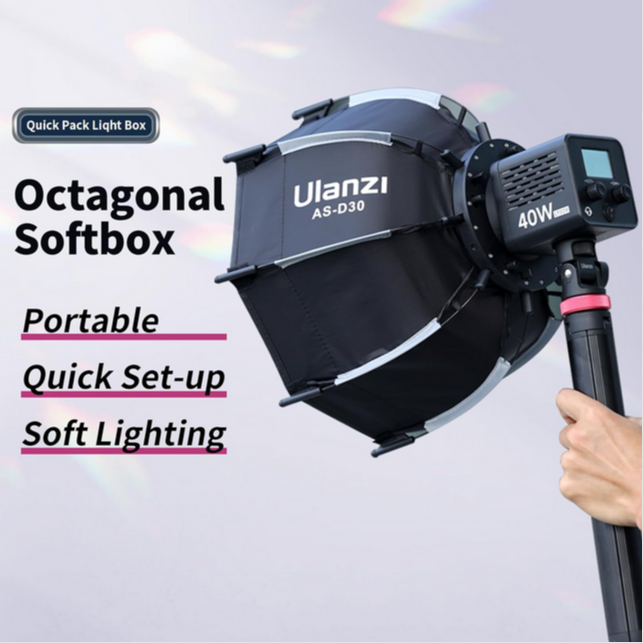 Ulanzi AS-D30 30cm Mini Bowens Mount Octagon Softbox