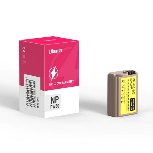 Ulanzi Sony NP-FW50 Type Lithium-Ion Battery With USB-C Charging Port