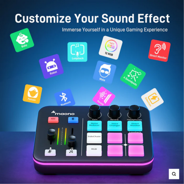 Maonocaster G1 NEO Audio Mixer For Game Streamer