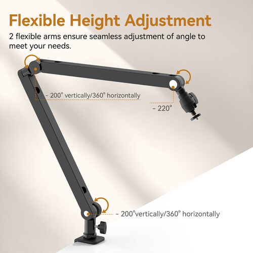 Ulanzi TM01 Microphone Boom Arm with Desk Mount