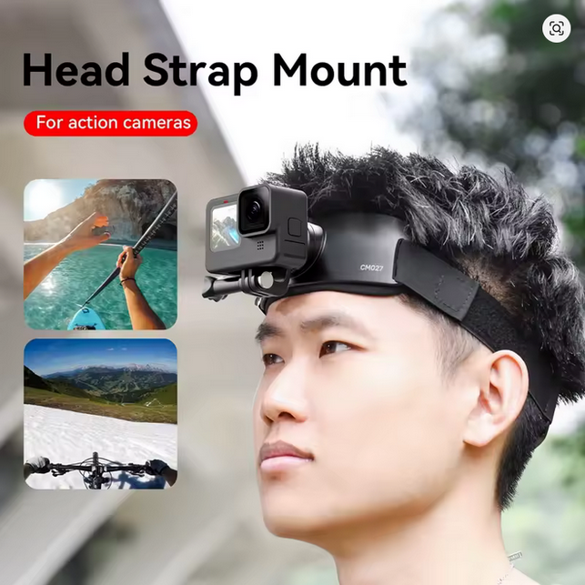 Ulanzi CM027 Go-Quick Head Strap Mount for Action Camera Smartphone