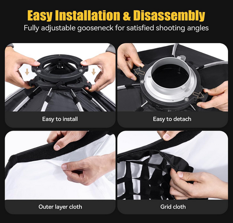 Ulanzi DS80 80cm Bowens Mount Octagonal Softbox