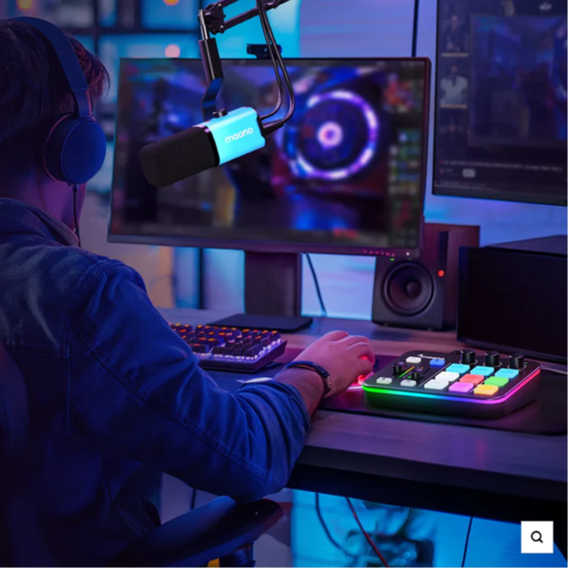 MAONO PD100X RGB USB/XLR Dynamic Microphone For Game Streamers