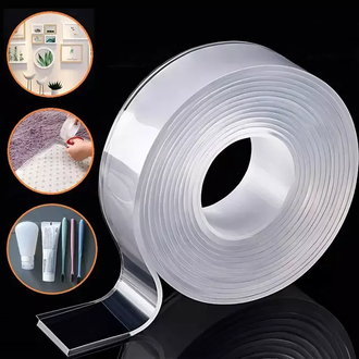 2 mm Premium Quality - 2.8M Length and 2.5CM wide clean nano double side adhesive tape - Double Side Tape
