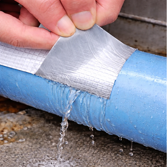 Heavy-Duty Waterproof Butyl Rubber Tape (5cm x 5m) | Aluminum Foil Leak Repair Tape