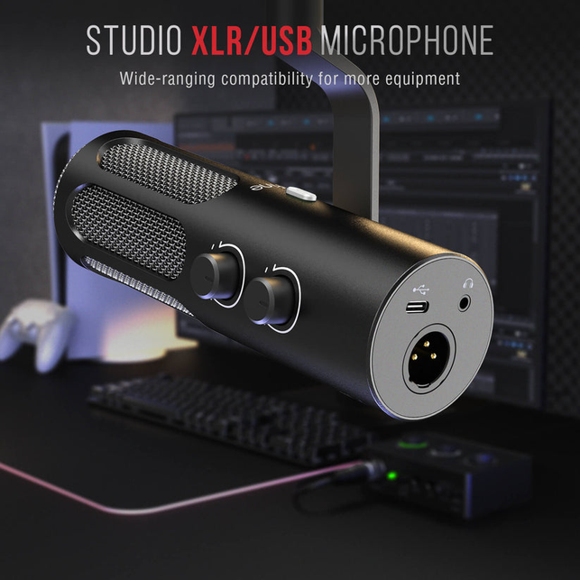 FIFINE AmpliTank Tank3 USB/XLR Dynamic Microphone