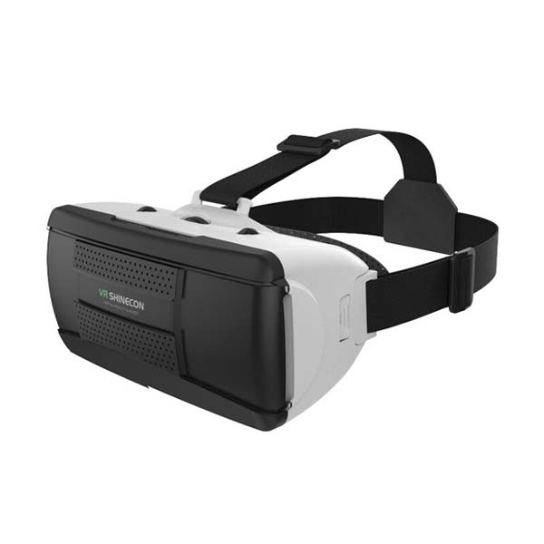 VR SHINECON SC-G06B Virtual Reality VR Headset 3D Glasses with Earphone