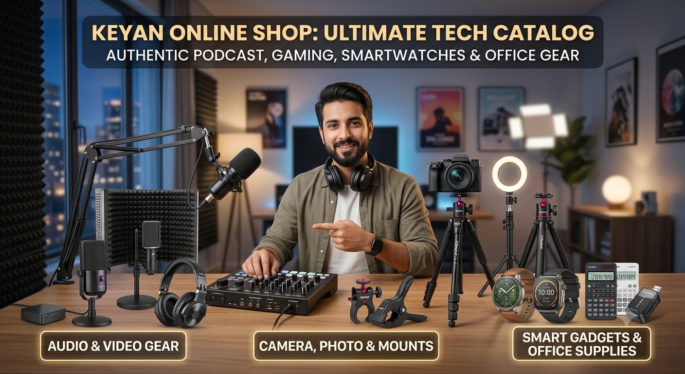 The Ultimate Shopping Guide: Audio, Video, Smart Gadgets & Office Supplies at Keyan Online Shop