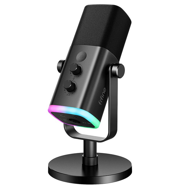 FIFINE Ampligame AM8 USB/XLR Dynamic Microphone