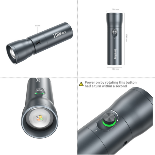 Smallrig RF 10C Portable Zoom LED Video Light