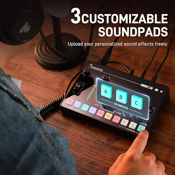 Maonocaster AMC2 NEO One-Stop Streaming Audio Mixer & Sound Card