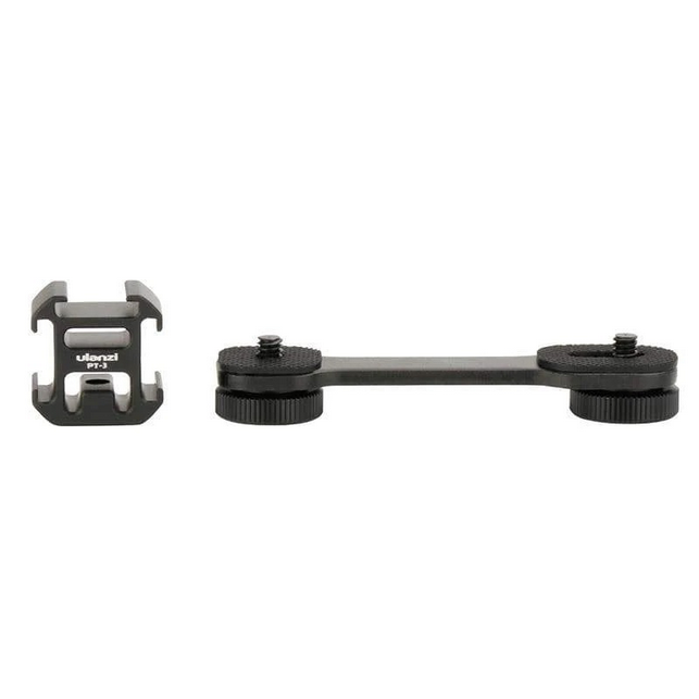 Ulanzi PT-3 Triple Cold Shoe Gimbal Microphone Mount
