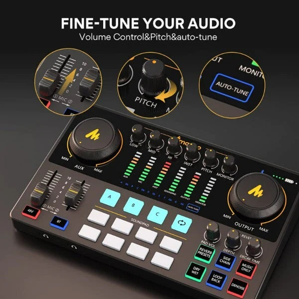 MAONOCASTER AME2 Integrated Audio Production Studio Sound Card