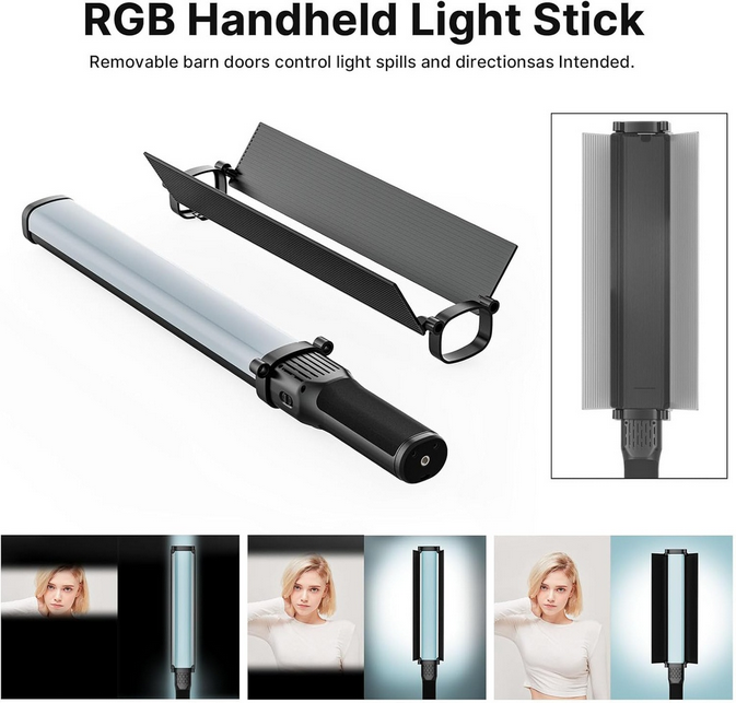 Ulanzi VL360 RGB LED Light with 20 Preset Scenes 3400mAh Battery