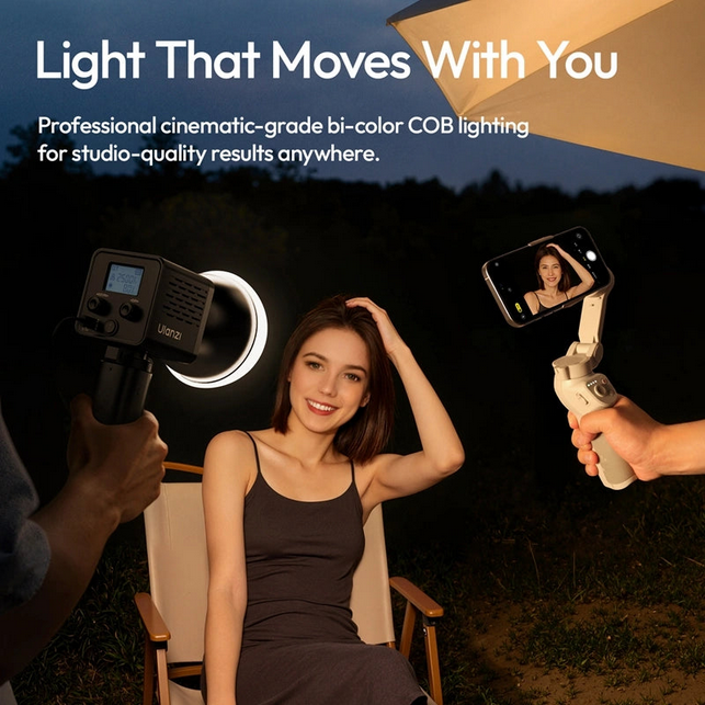 Ulanzi C60 60W Bi-Color Video Light – Professional LED Studio Light