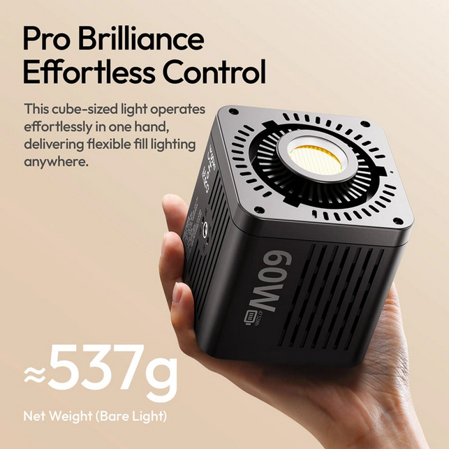 Ulanzi C60 60W Bi-Color Video Light – Professional LED Studio Light