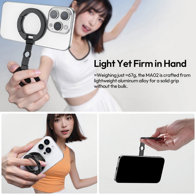 Ulanzi MA02 MagLock Dual Magnetic Ring Phone Holder