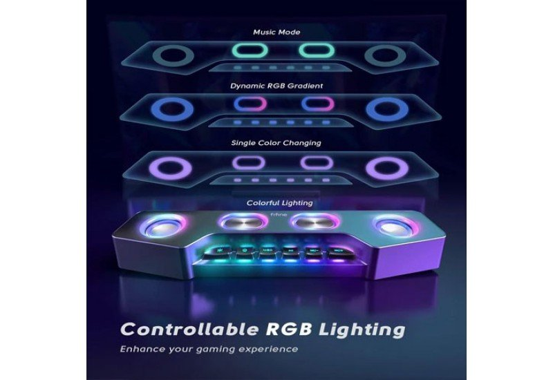 FIFINE AmpliGame A16 Bluetooth RGB Speaker with EQ & Battery