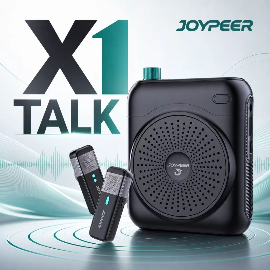 Joypeer X1 Talk Voice Amplifier with Wireless Microphone for Teachers & Tour Guides