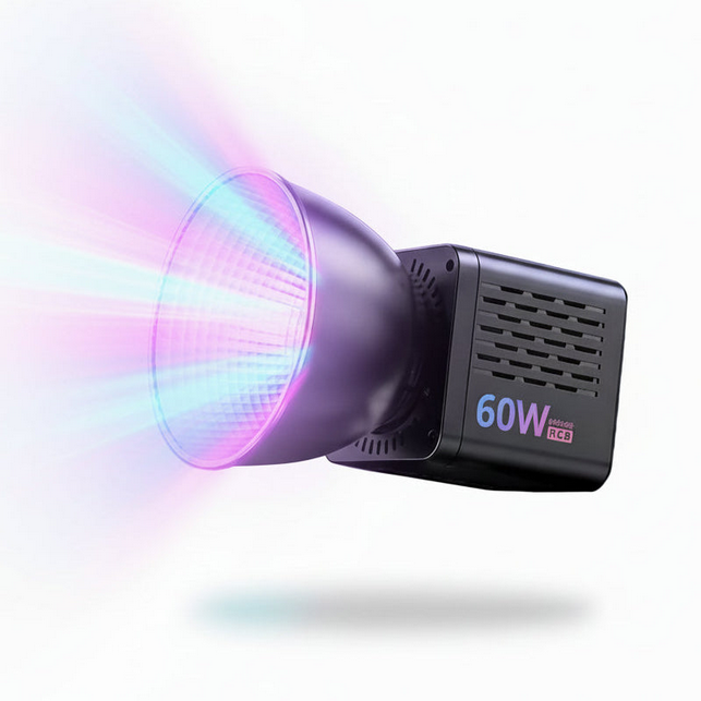 Ulanzi C60 60W RGB Video Light – Portable Full Color LED Studio Light