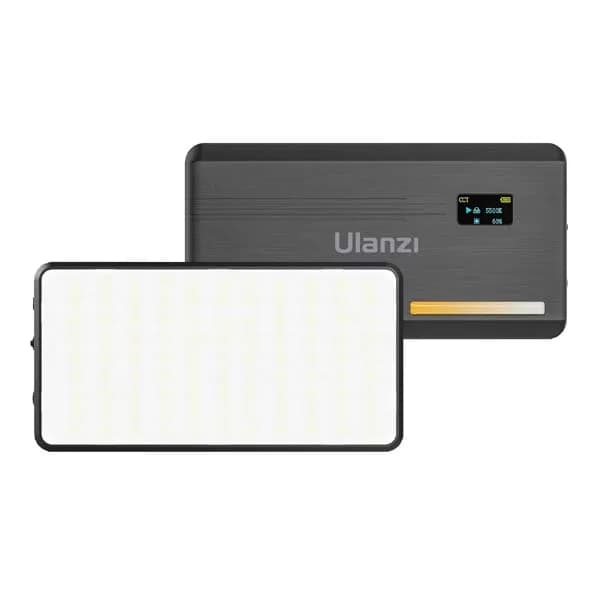 ULANZI VL200 Bi-Color LED Video Light, On-Camera Video Light, Type-C Rechargeable 5000mAh Mini Camera Light