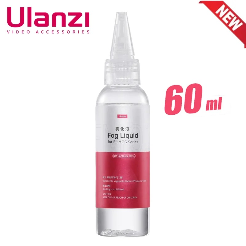 Ulanzi Fog Juice Fog Portable Creation Machine Oil 60ML R002 For FM01 FILMOG Ace Portable Fog Machine