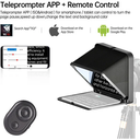 Ulanzi RT02 Universal Teleprompter For Tablets And Smartphones With Remote Control R004GBB1