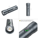 Geepas GFL51078 USB Rechargeable Waterproof LED Flashlight