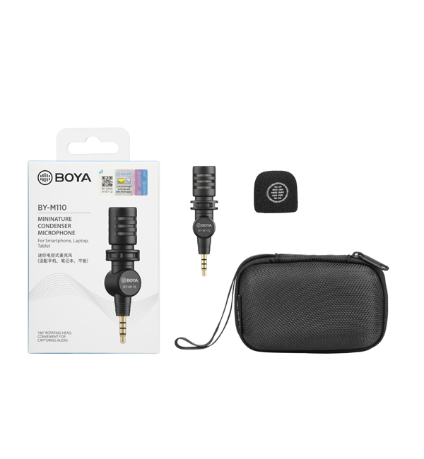Boya BY-M110  Mininature Condenser Microphone