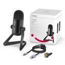 Fififne K678 Studio USB Mic With A Live Monitoring Gain Controls A Mute Button For Podcasting