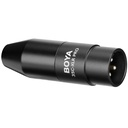 Boya 35C-XLR Pro 3.5mm TRS to XLR Adapter with 12-48V Power Converter to Plug-in Power