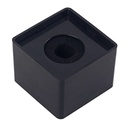 Microphone Logo Flag Box Square Shape-Black