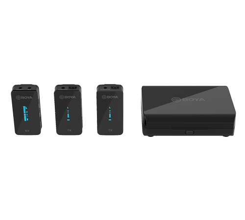 Boya BY-XM6-K2 2.4GHz Ultra-compact Wireless Microphone System Kit