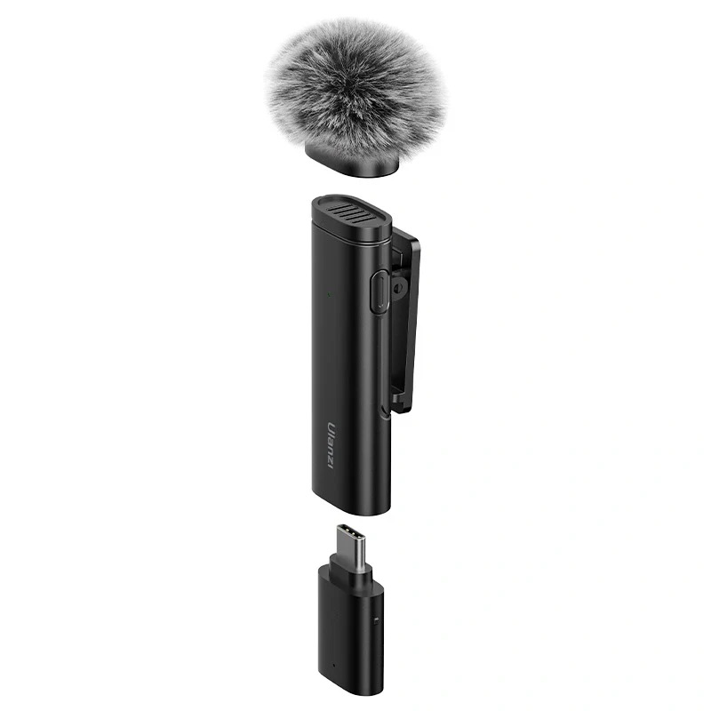 Ulanzi WM-10 Wireless Clip-on Microphone for Smartphone  &amp; Type-C