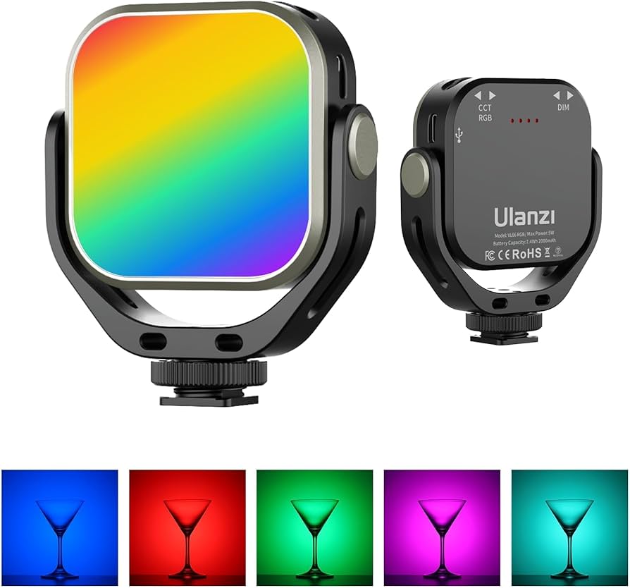 Ulanzi VIJIM VL66RGB 360° Rotatable LED Video Light