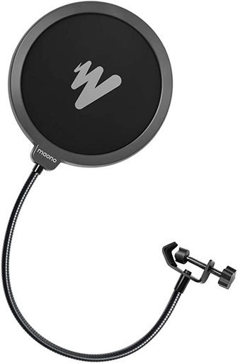 [AU-B00] Maono AU-B00 Pop Filter for Studio Condenser Microphone with Wind Screen and Metal Gooseneck Holder
