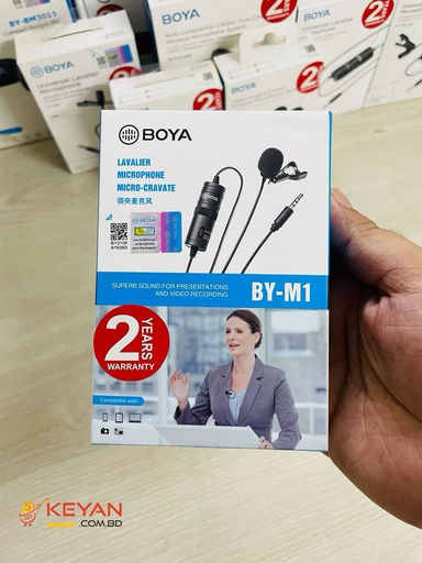 [BY-M1] Boya BY-M1 Omni Directional Lavalier Microphone