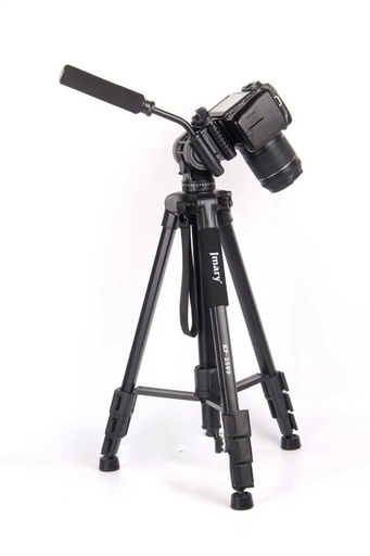 [KP2599] Jmary Kp-2599 Professional Aluminum Tripod For DSLR Camera Video, Photo Tripod (Black).