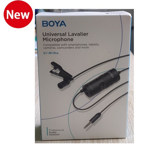 [M1 Pro] Boya BY-M1 Pro Universal Lavalier Microphone