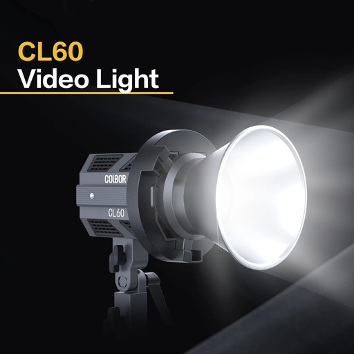 [COLBOR CL60] COLBOR CL60 COB Video Light,Power 65W,2700K to 6500K,CRI 97+,Only 550g