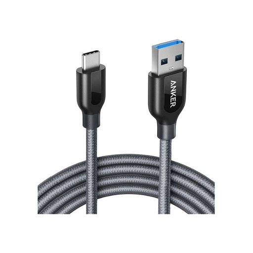 Anker Powerline+ USB-C to USB A 3.0 6ft- Gray