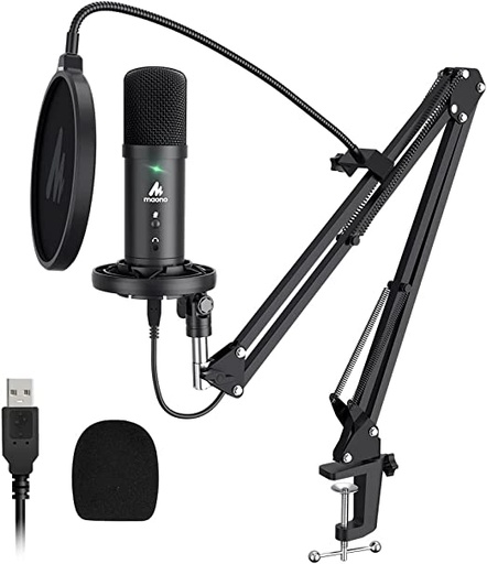 [AU-PM401] MAONO AU-PM401 Zero Latency USB Microphone With Monitroing